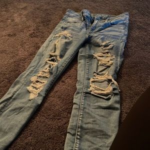 Ripped American eagle jeans